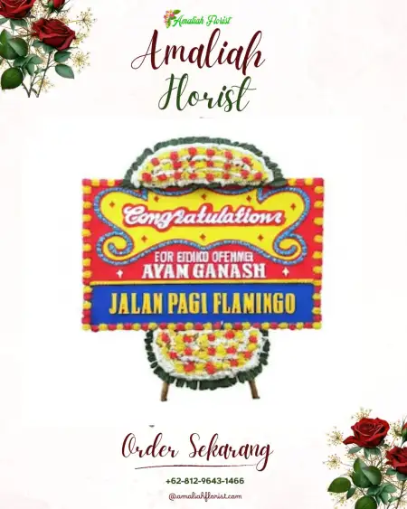 Sewa Papan Bunga Keser